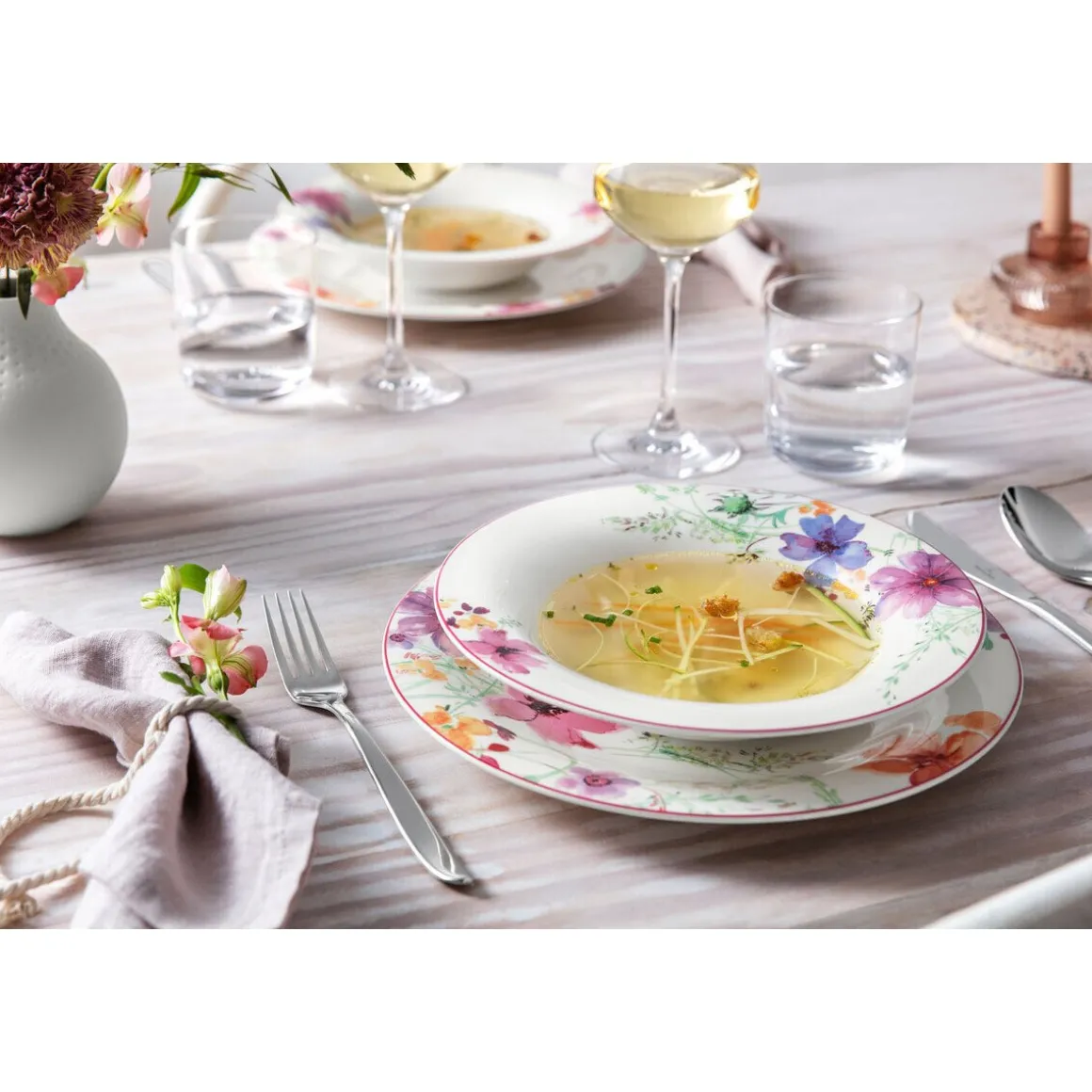 Villeroy & BochSuppenteller 23 cm Mariefleur Basic