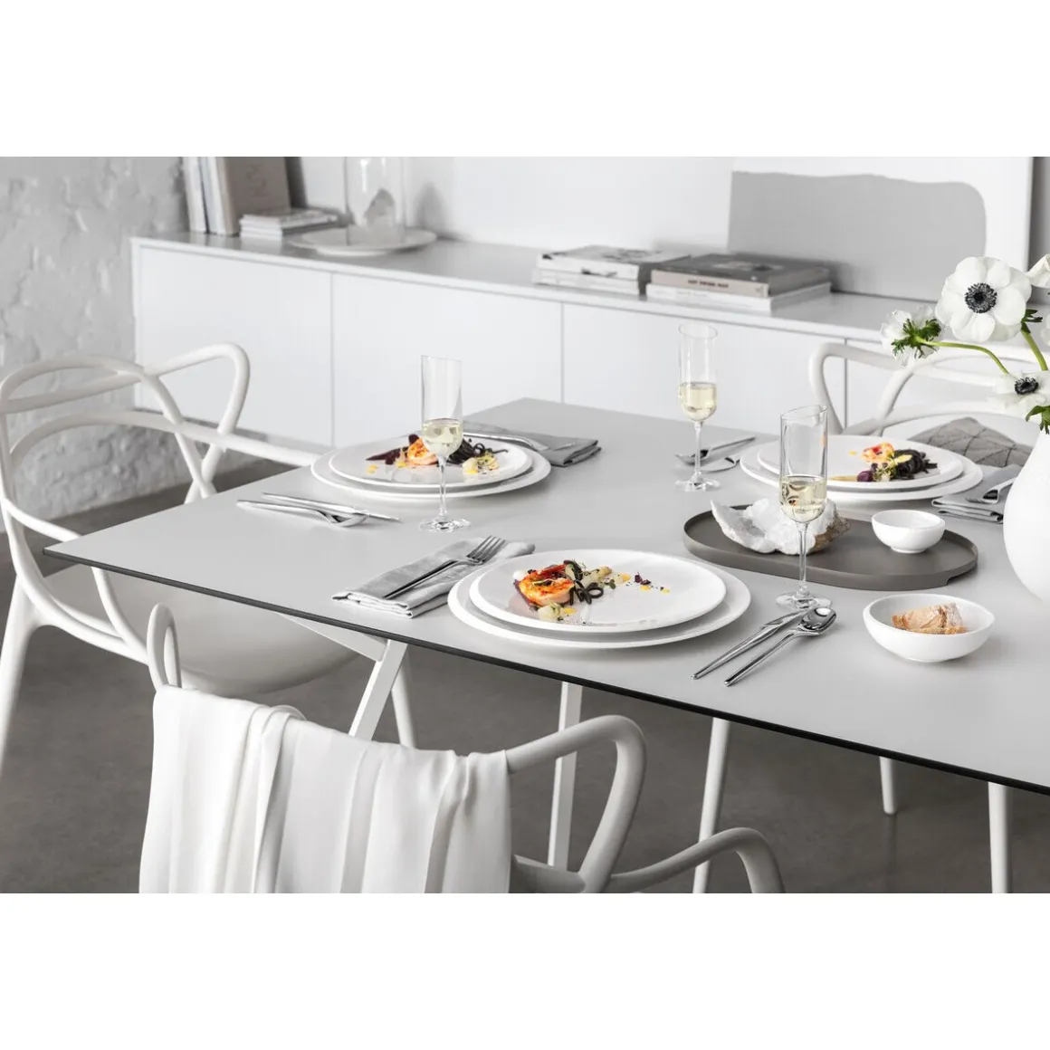 Villeroy & BochTafelbesteck-Set 24-tlg. NewMoon edelstahl