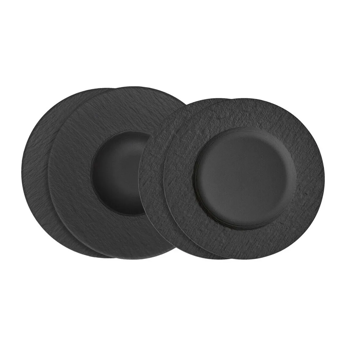 Villeroy & BochTeller-Set 4-tlg. Manufacture Rock