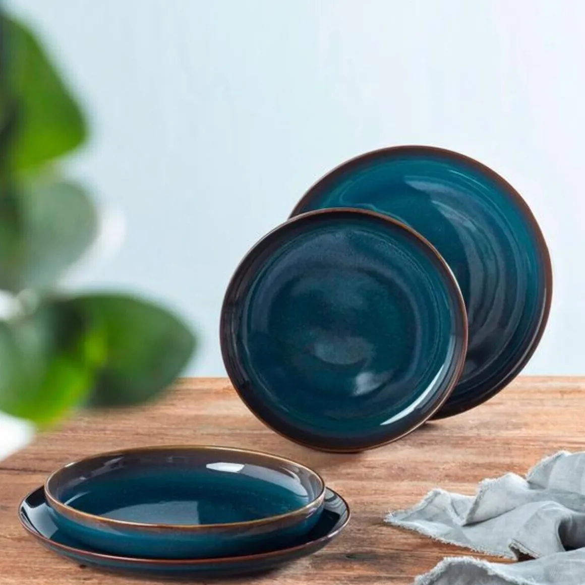 Villeroy & BochTeller-Set 4-tlg. Crafted Denim