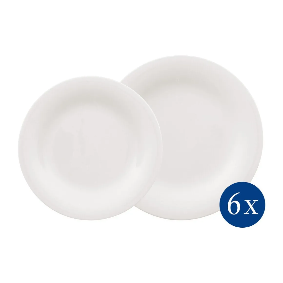 Villeroy & BochTeller-Set 12-tlg. Essential White