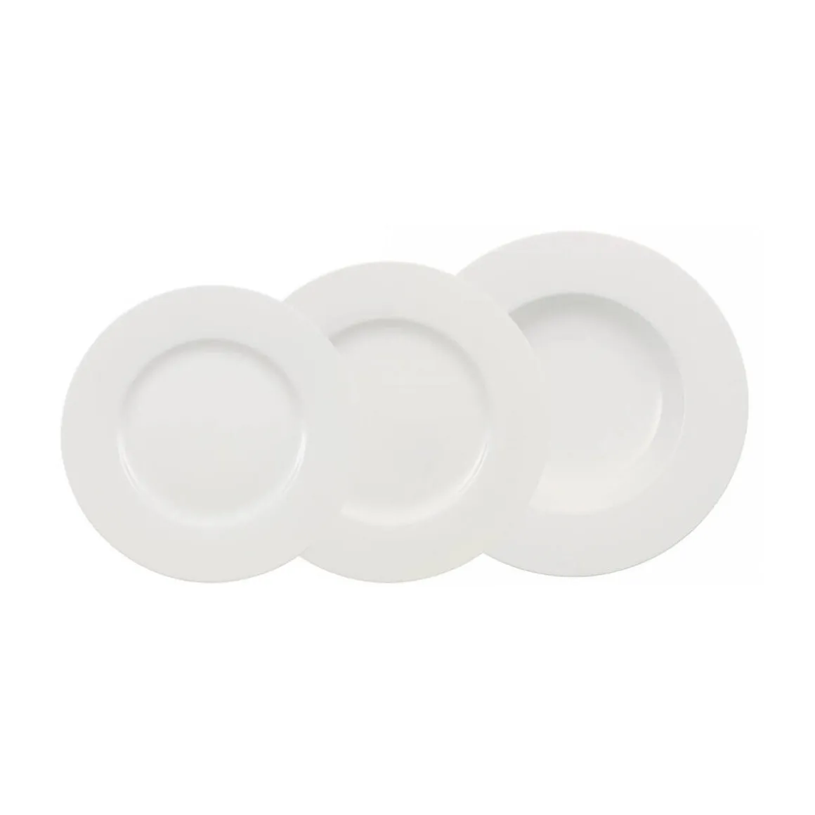 Villeroy & BochTeller-Set 12-tlg. EC Wonderful World White
