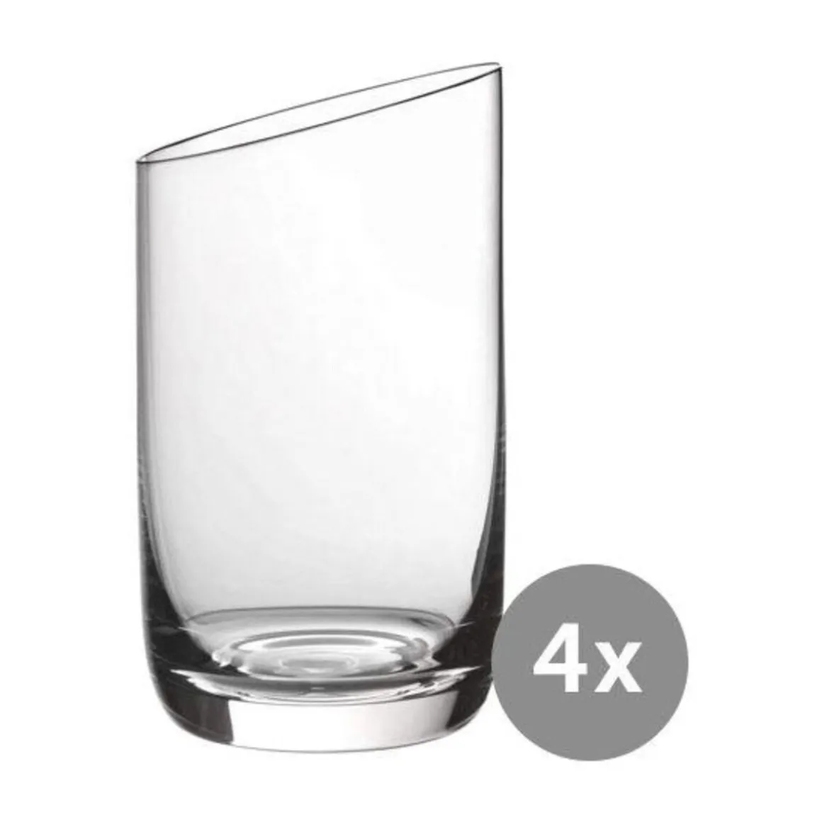Villeroy & BochWasserglas 4er-Set NewMoon klar