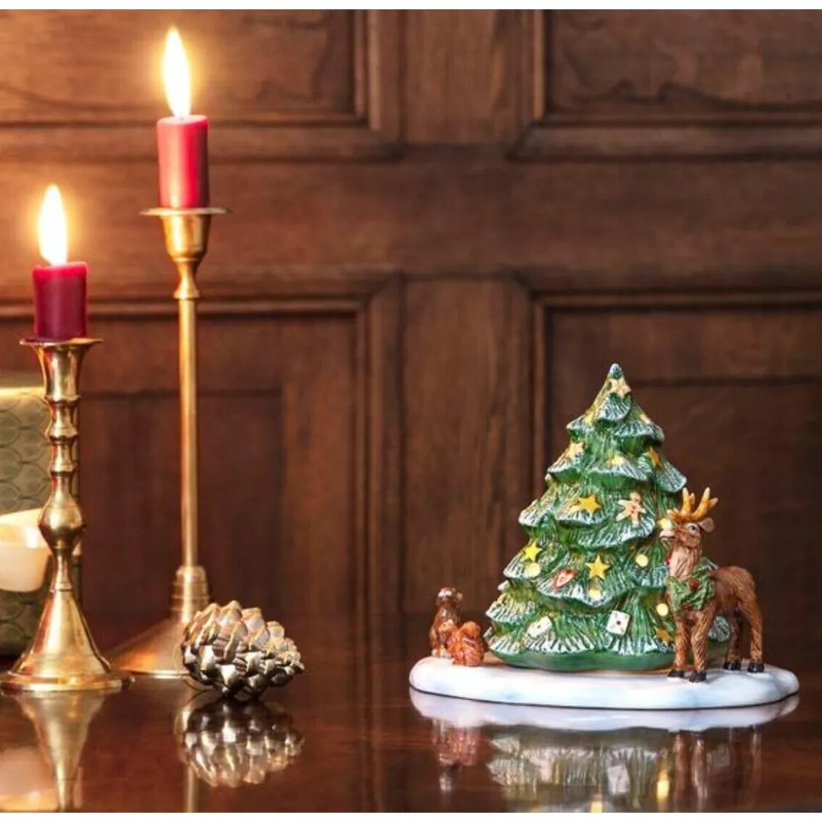 Villeroy & BochWeihnachtsbaum mit Waldtieren Christmas Toy's