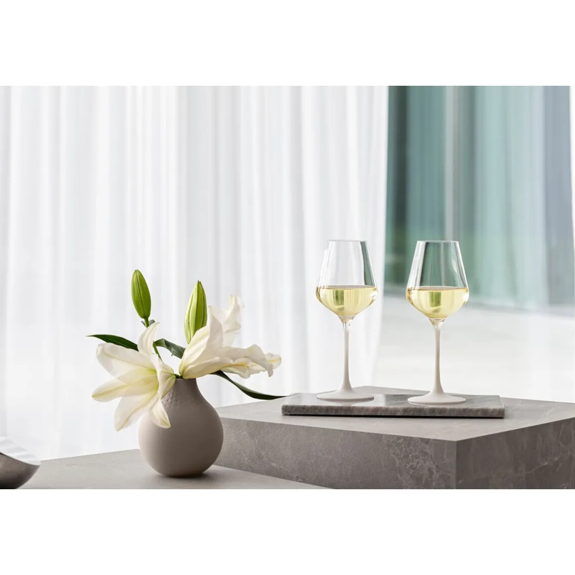 Villeroy & BochWeißweinkelch 4er-Set Manufacture Rock blanc