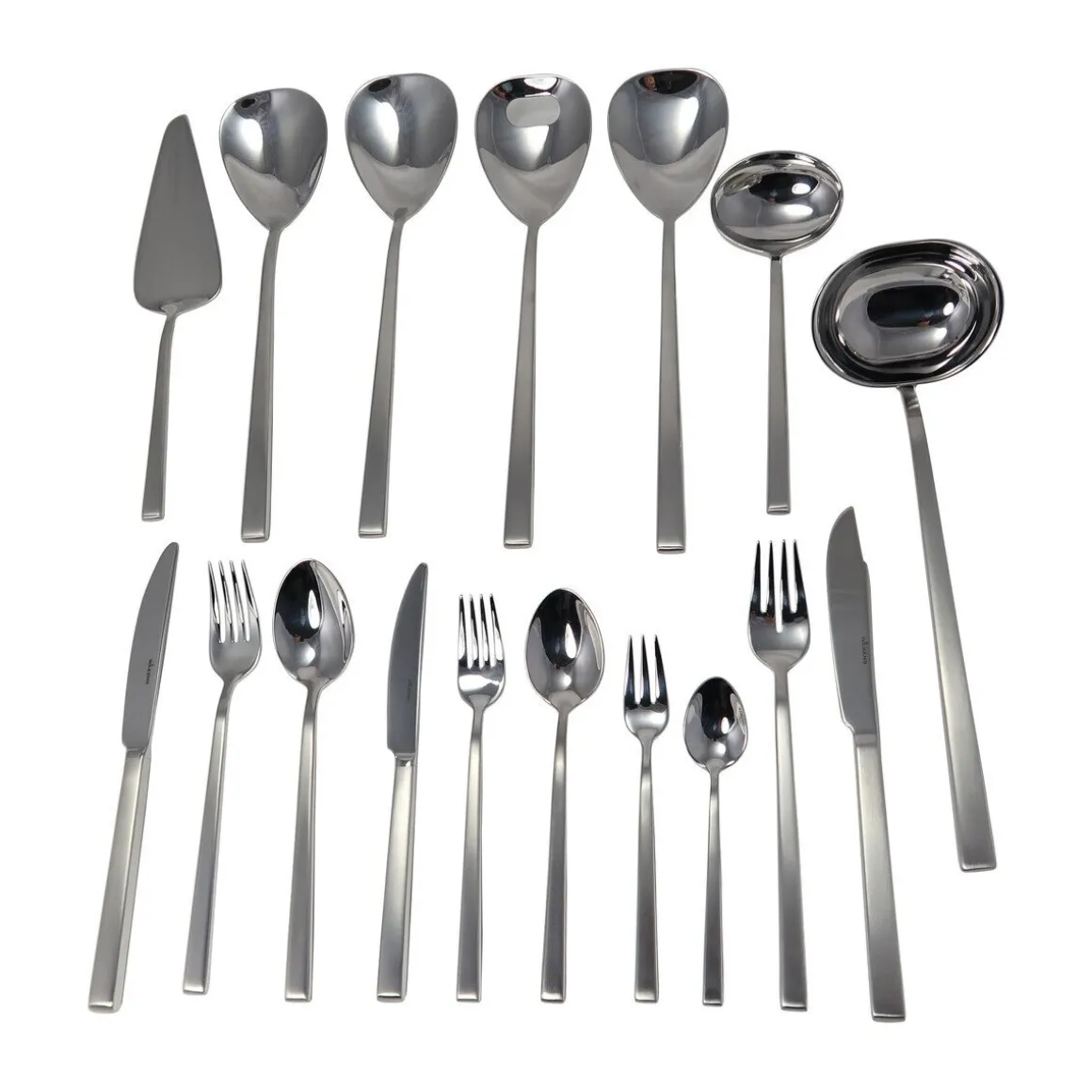 WilkensBesteck-Set 127-tlg. Cantone Edelstahl poliert/mattiert