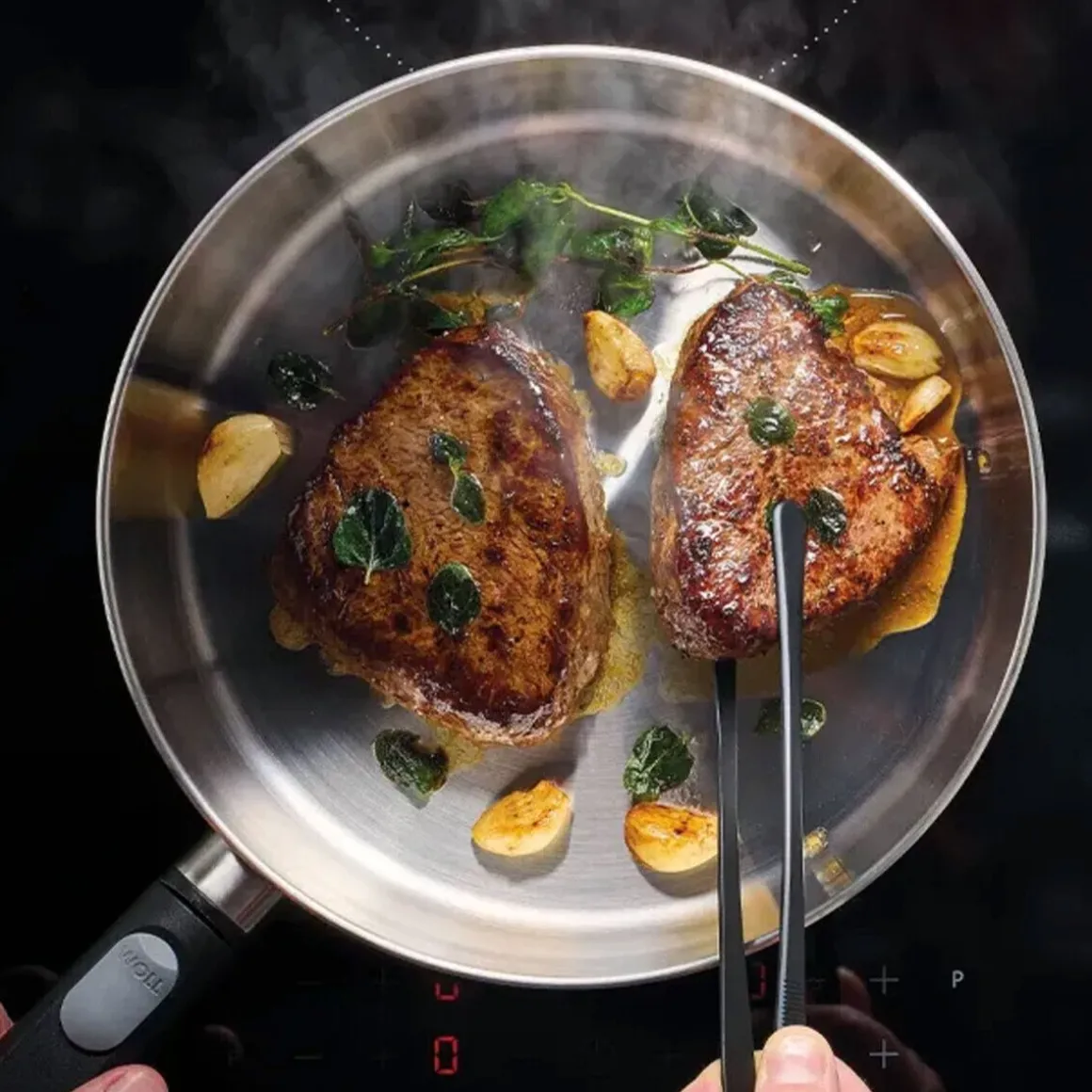 WollHochrandpfanne 28 cm Logic Steel