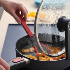 WollPfannenwender 32 cm Cook!t rot