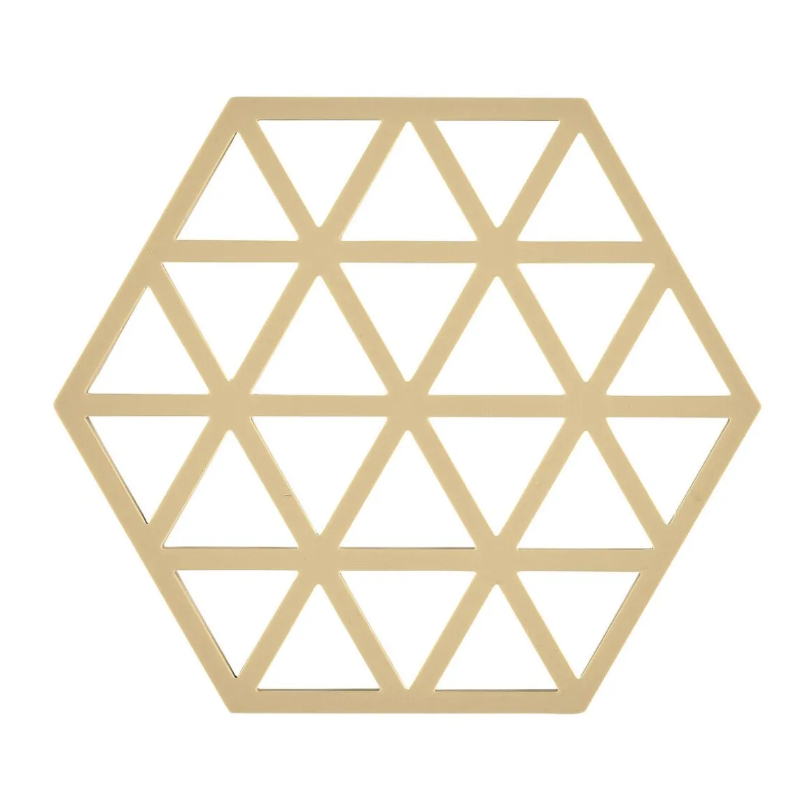 Zone DenmarkUntersetzer 16x14 cm Triangles Warm Sand