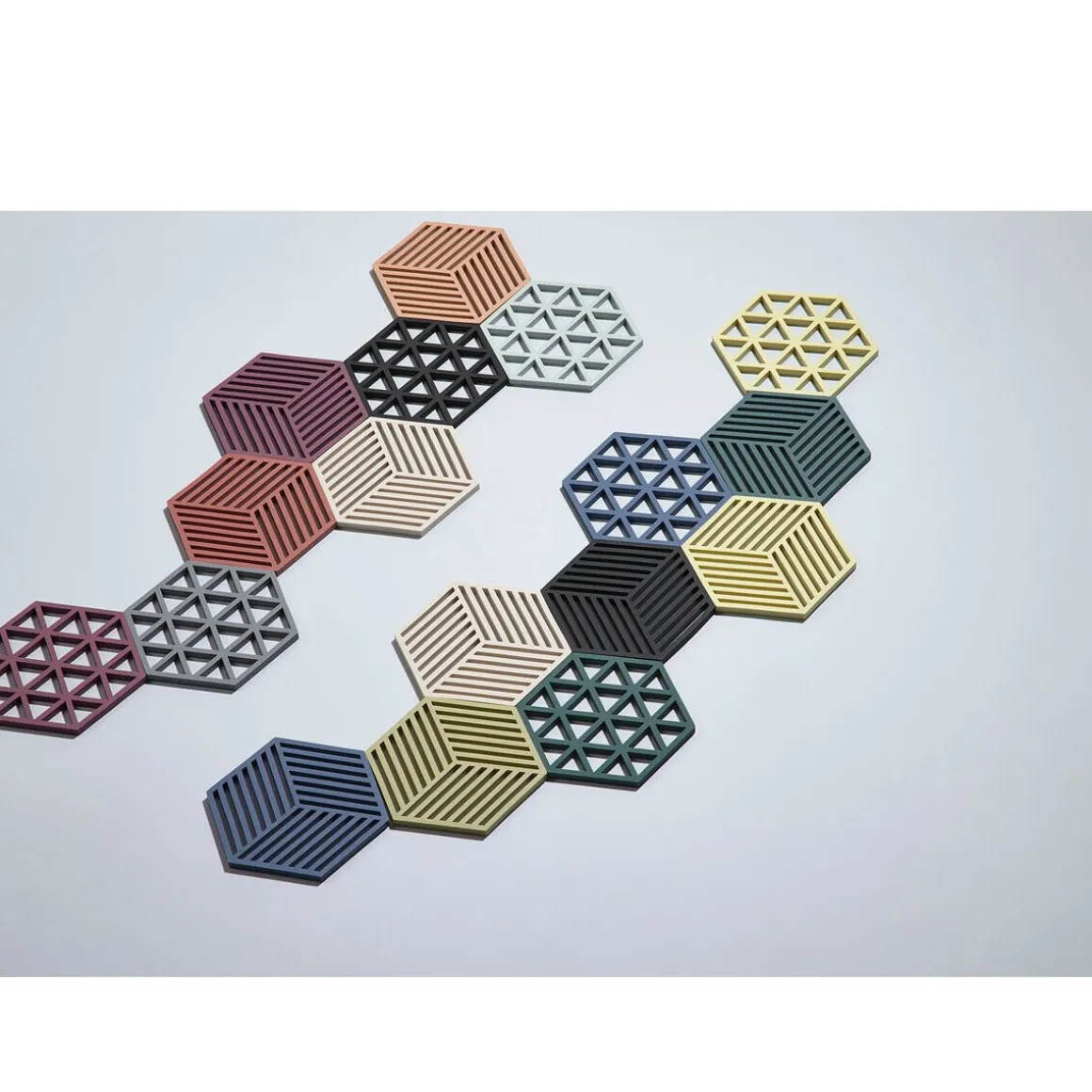 Zone DenmarkUntersetzer 16x14 cm Hexagon Cool Grey