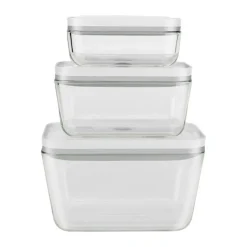 ZwillingVakuum-Boxen 3er-Set Fresh & Save weiß