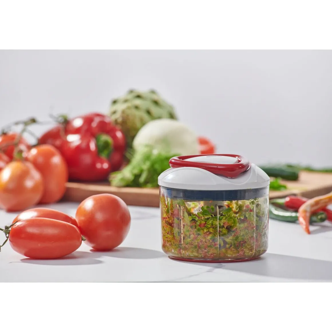 ZylissMultischneider Easy Pull 0,75 l rot