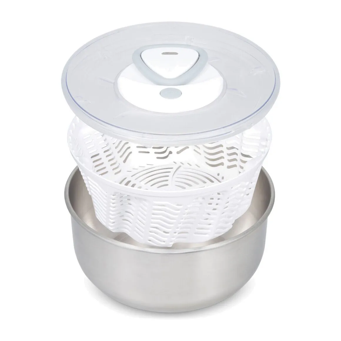 ZylissSalatschleuder 26 cm EasySpin 2 edelstahl